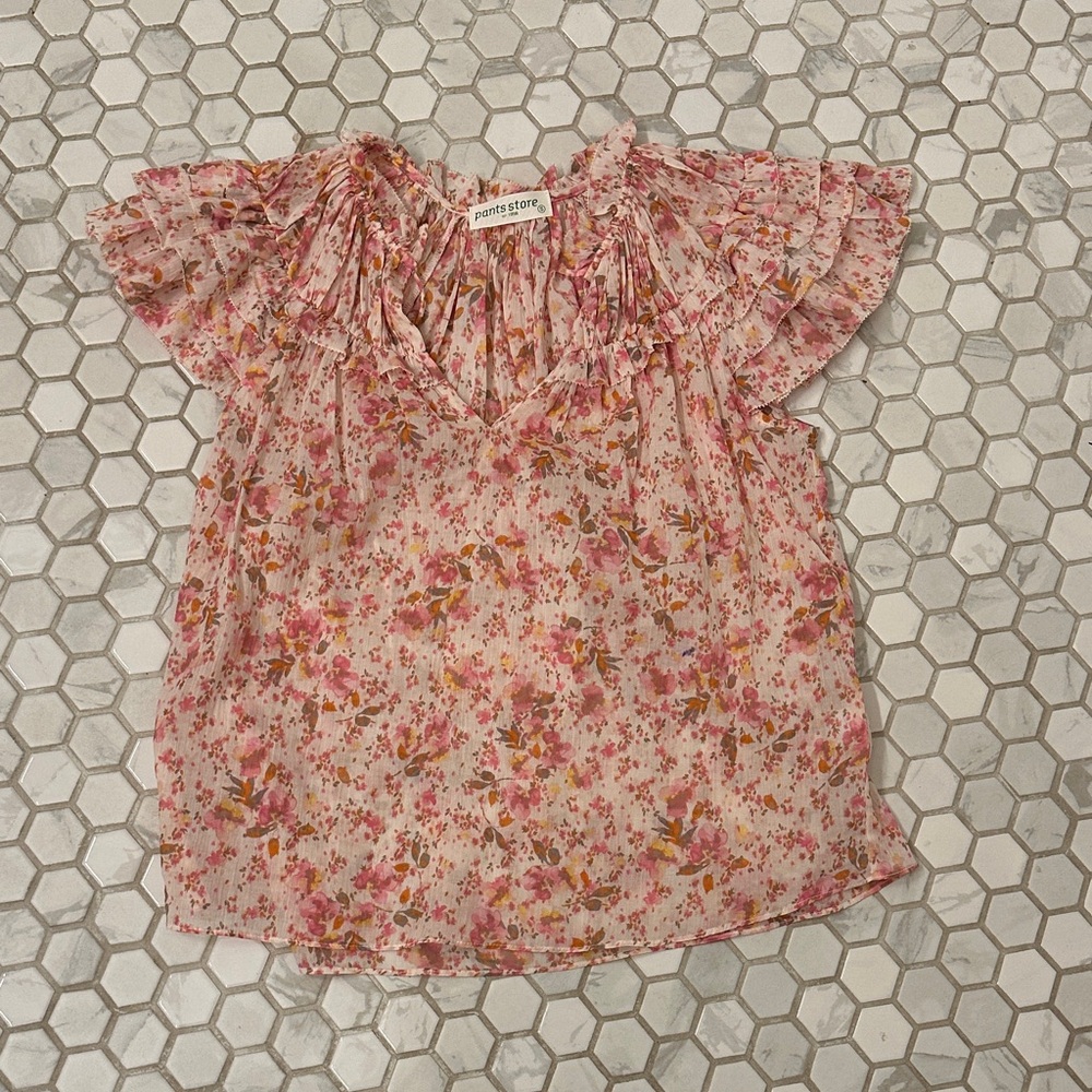 Floral Pink Blouse